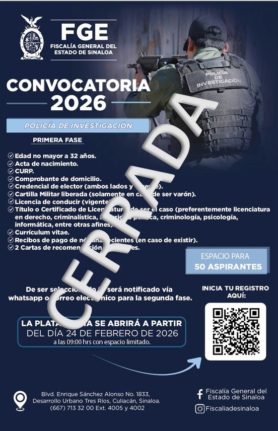 convocatoria policia de investigacion